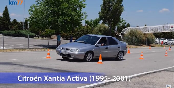 Stary Citroen Xantia w teście łosia. To trzeba zobaczyć! [WIDEO]